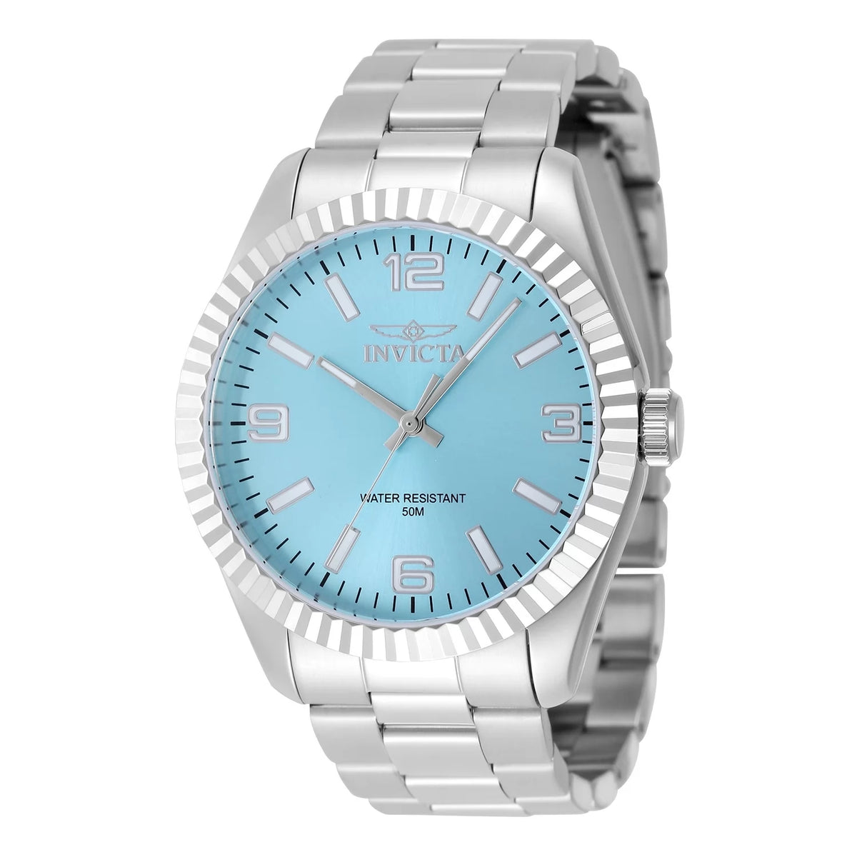 Elite Jewelry | Invicta Men's 48904 Specialty Quartz 3 Hand Tiffany Blue Dial Watch