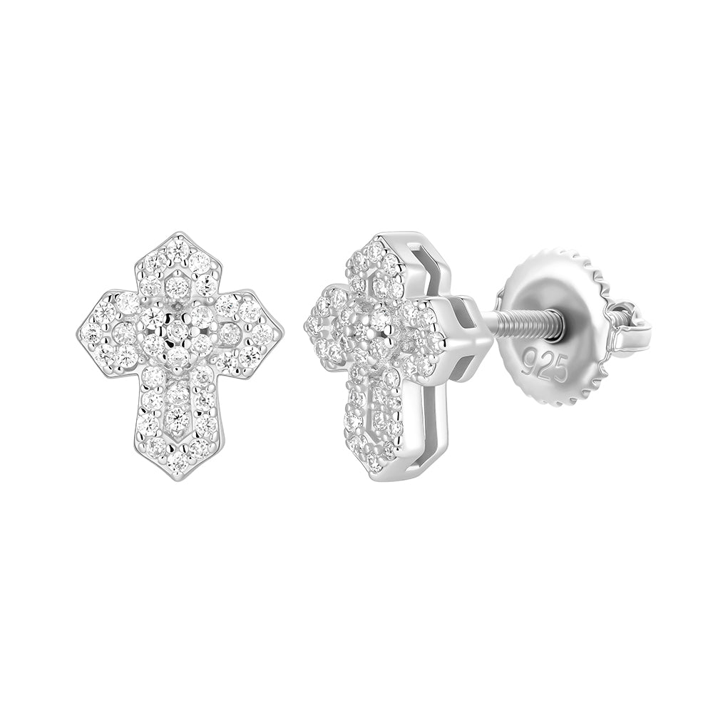 Elite Jewelry | Pantallas Cruz Clásica - 100% Moissanite — fotografía 2