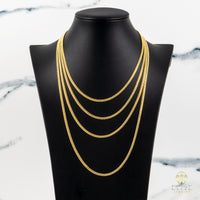 Cubana Miami 2.7mm 10K Oro Real