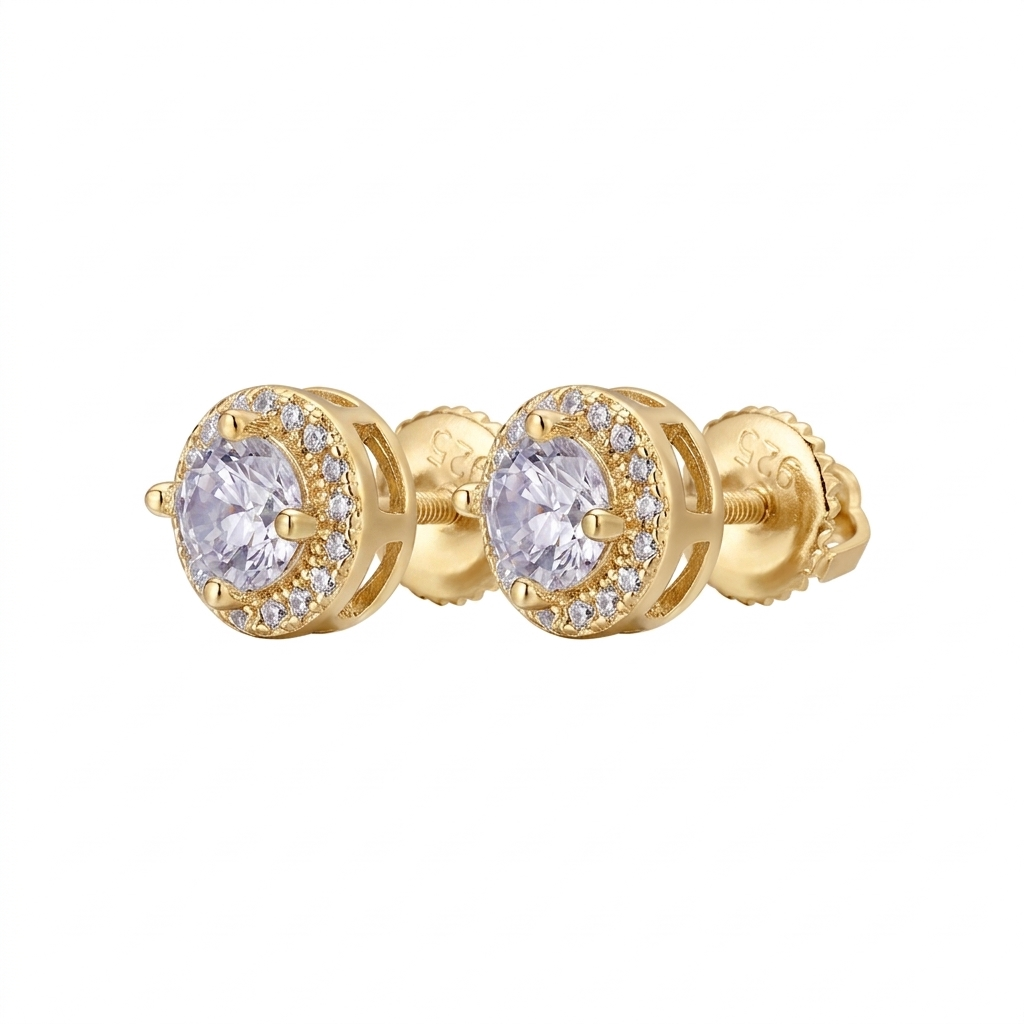 Pantallas Redondas 8mm - 100% Moissanite (Compra 1 y Llévate 1 Gratis)