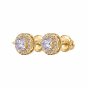 Pantallas Redondas 8mm - 100% Moissanite (Compra 1 y Llévate 1 Gratis)