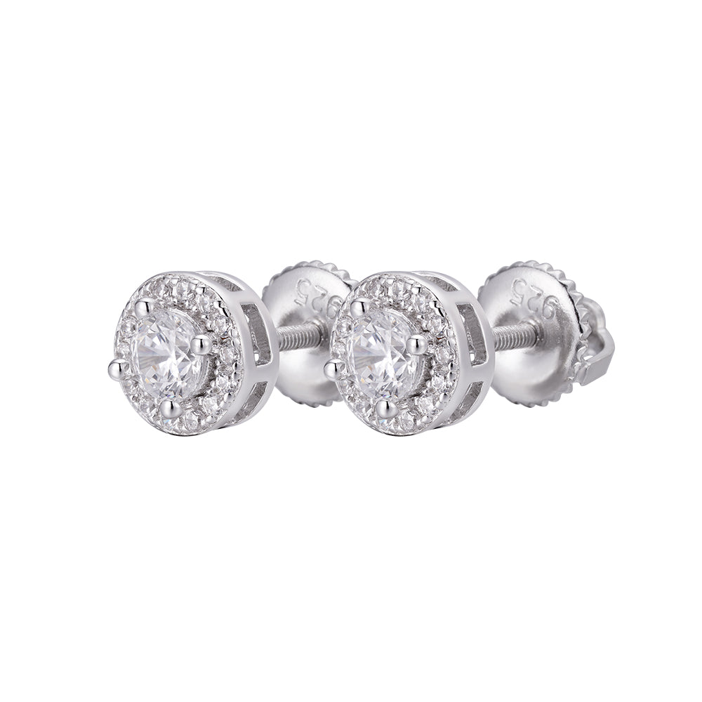 Pantallas Redondas 7mm - 100% Moissanite (Compra 1 y Llévate 1 Gratis)