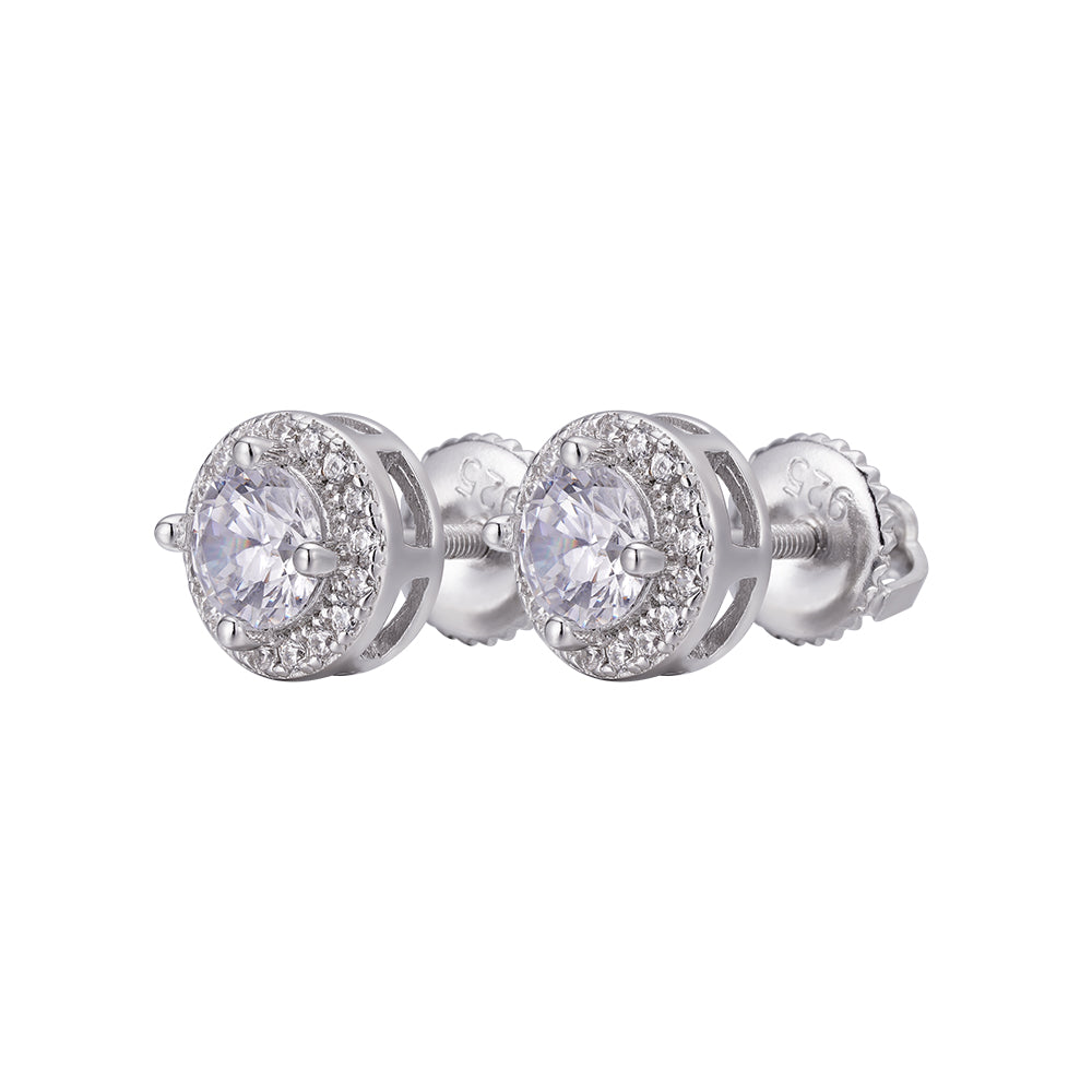 Pantallas Redondas 8mm - 100% Moissanite (Compra 1 y Llévate 1 Gratis)