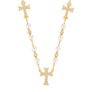 Cadena Rosario Perla