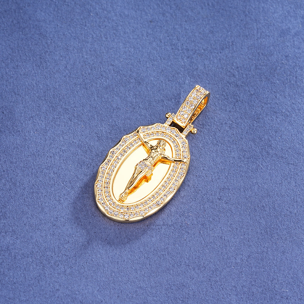 Pendant Cristo Oval
