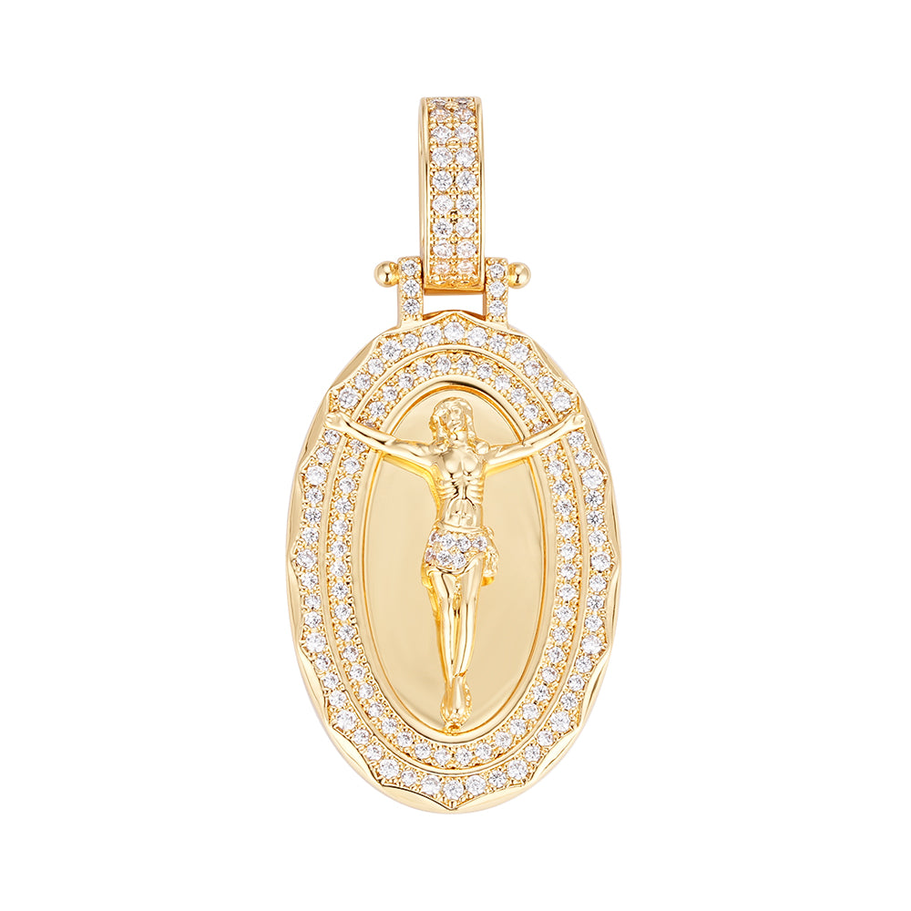Pendant Cristo Oval