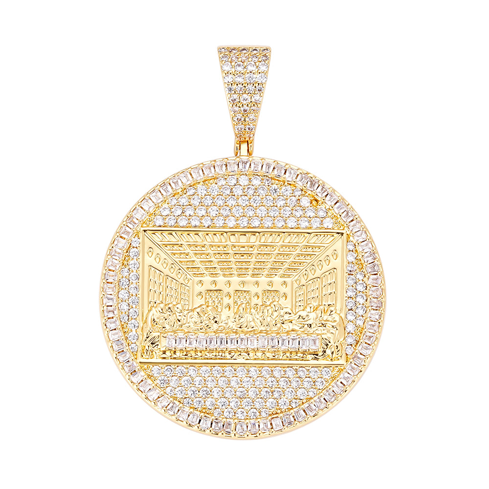 Pendant Última Cena Premium + Soga 3mm