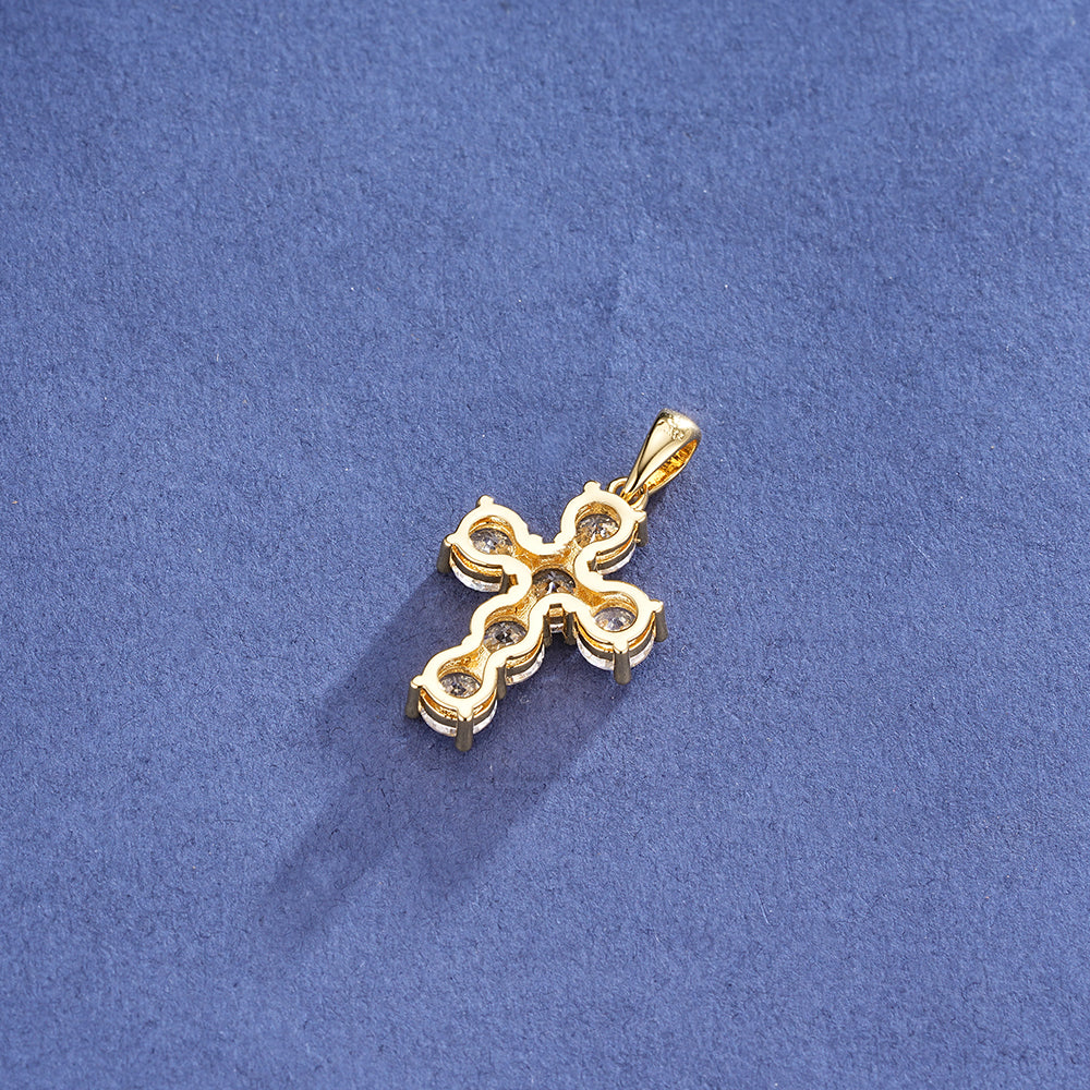 Pendant Cruz Clásica Diamante