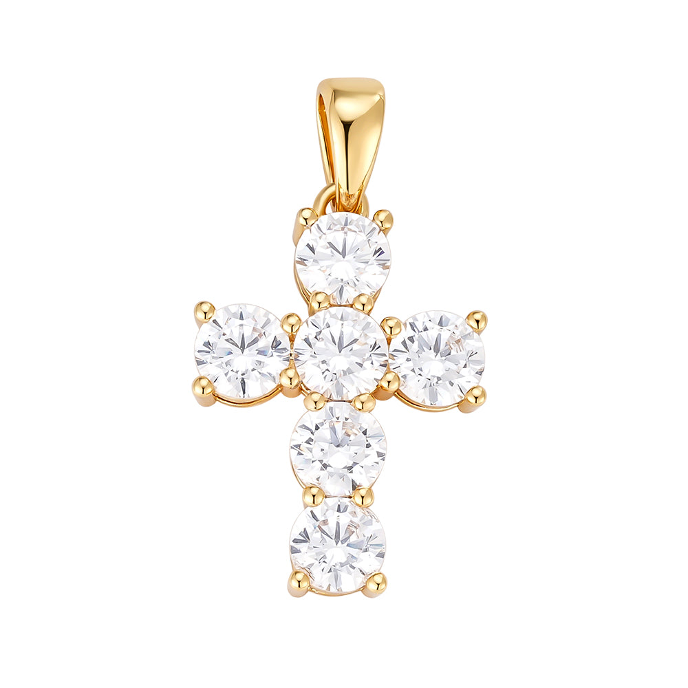 Pendant Cruz Clásica Diamante