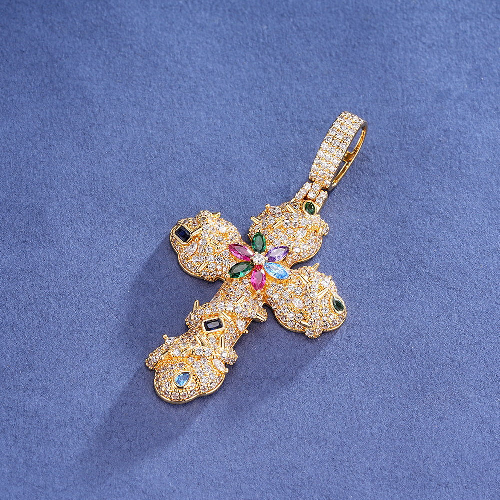 Oferta #112: Cubana 5mm + Pendant Cruz Floral