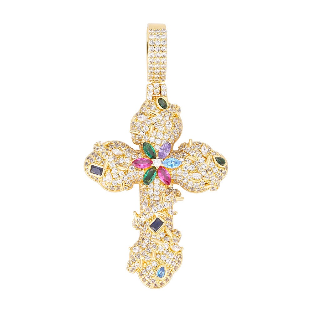 Oferta #112: Cubana 5mm + Pendant Cruz Floral