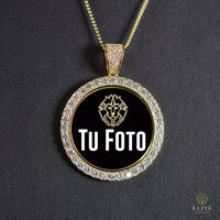 Pendant de Foto Sencillo Moissanite