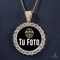 Pendant de Foto Sencillo Moissanite