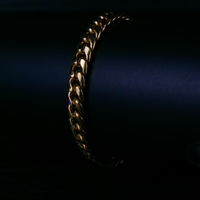Pulsera Cubana miami 5.5mm 10K Oro Real