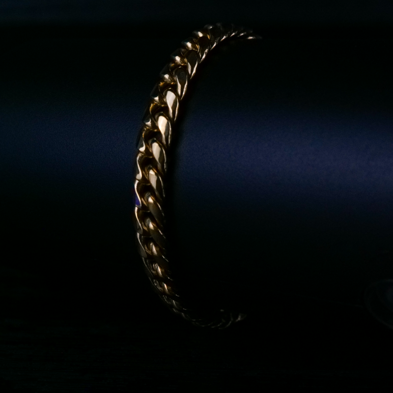 Pulsera Cubana miami 5.5mm 10K Oro Real