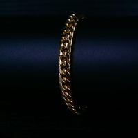 Pulsera Cubana miami 5.5mm 10K Oro Real