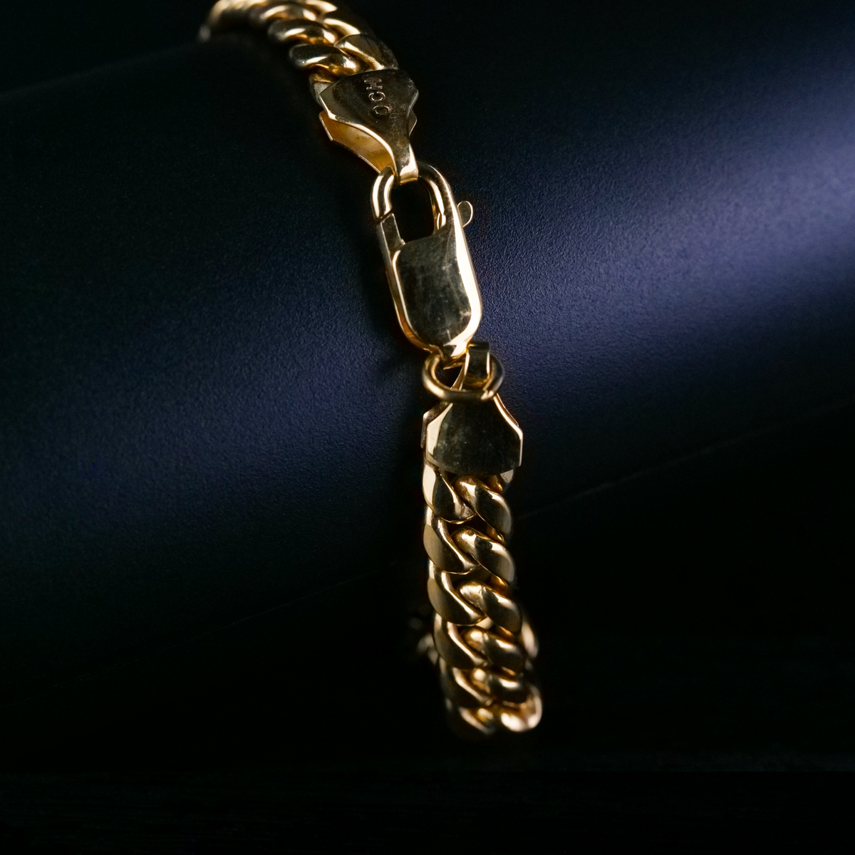 Pulsera Cubana miami 5.5mm 10K Oro Real