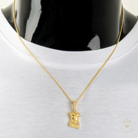 Jesucristo Con Piedras Moissanite + Cadena