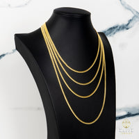 Cubana Miami 2.7mm 10K Oro Real
