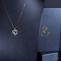 Inicial con Corazón Oro 10K
