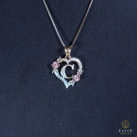 Inicial con Corazón Oro 10K