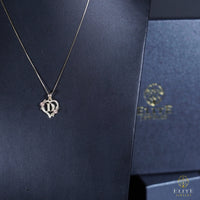 Inicial con Corazón Oro 10K