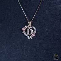 Inicial con Corazón Oro 10K
