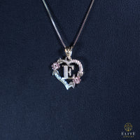 Inicial con Corazón Oro 10K