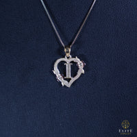 Inicial con Corazón Oro 10K