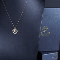 Inicial con Corazón Oro 10K