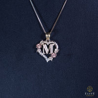 Inicial con Corazón Oro 10K