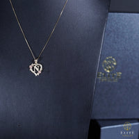 Inicial con Corazón Oro 10K