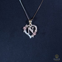 Inicial con Corazón Oro 10K