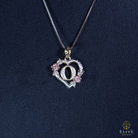 Inicial con Corazón Oro 10K