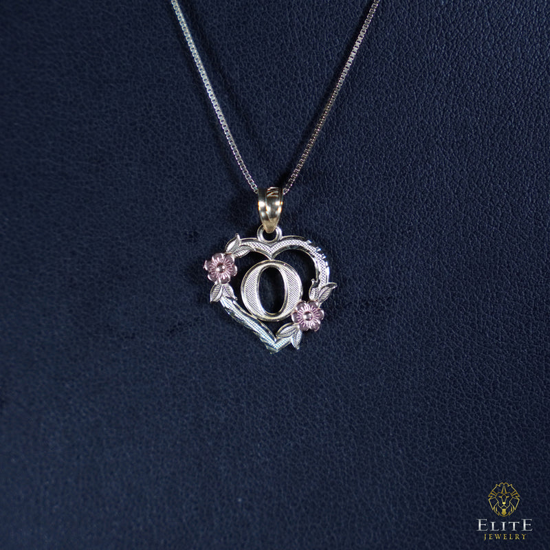 Inicial con Corazón Oro 10K
