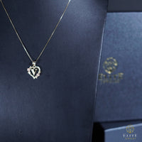 Inicial con Corazón Oro 10K