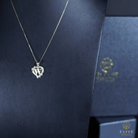 Inicial con Corazón Oro 10K