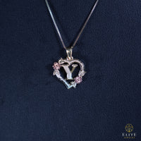 Inicial con Corazón Oro 10K