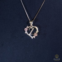 Inicial con Corazón Oro 10K