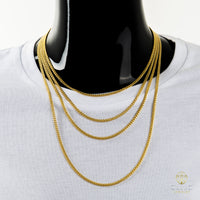 Cubana Miami 2.7mm 10K Oro Real