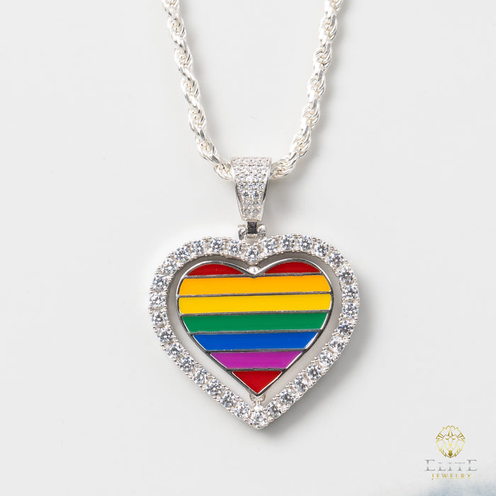 Pendant One Love Plata + Cadena GRATIS