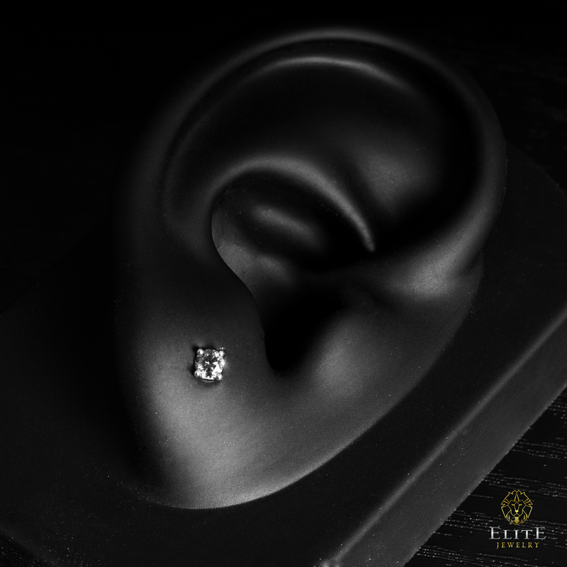 Dormilona Moissanite 3mm (Pequeña)