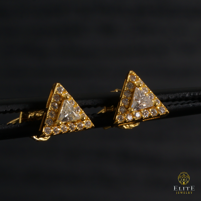 Dormilona Triangular Con Moissanite
