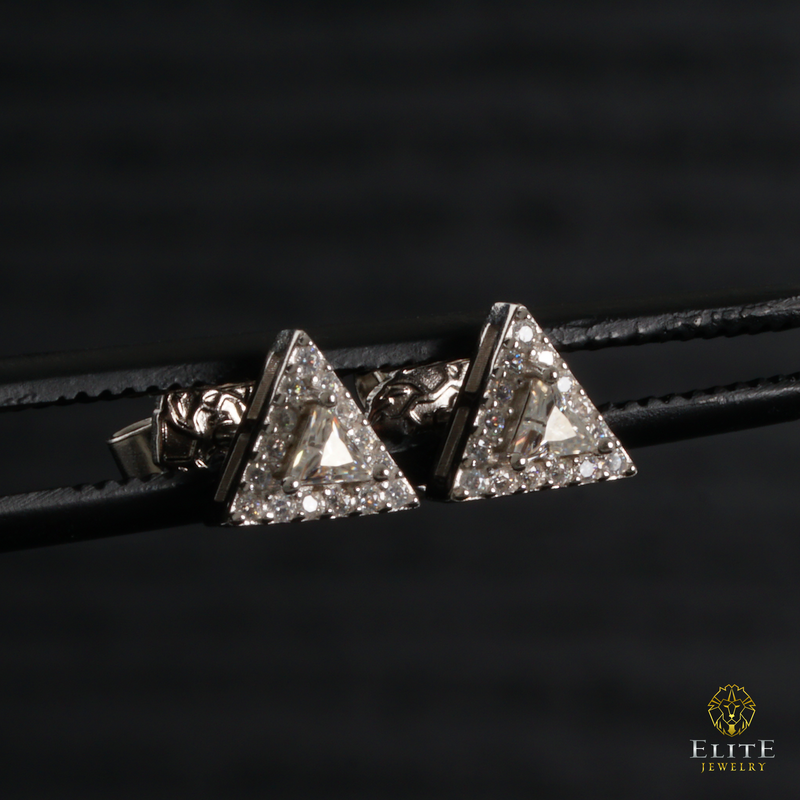 Dormilona Triangular Con Moissanite