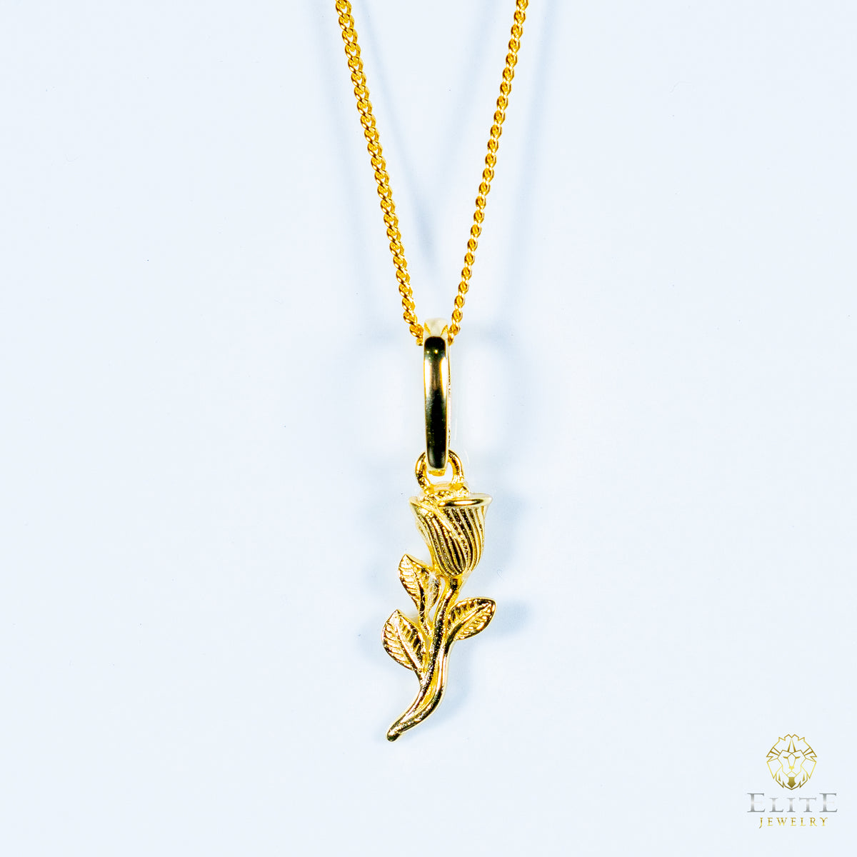 Pendant de Rosa + Cadena