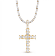 Oferta #81 | Pendant Cruz Diamante + Tennis Chain 3mm