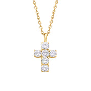 Pendant Cruz Nova 100% Moissanite + Cadena Gratis