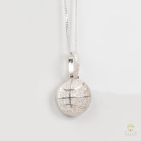 Baloncesto con Piedras Moissanite + Cadena