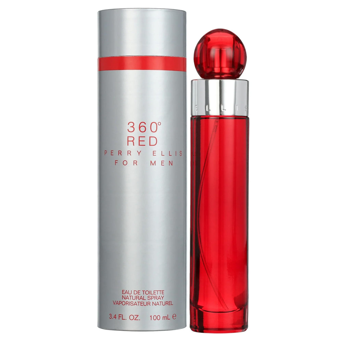 360 Red by Perry Ellis, 3.4 oz Eau De Toilette Spray for Men