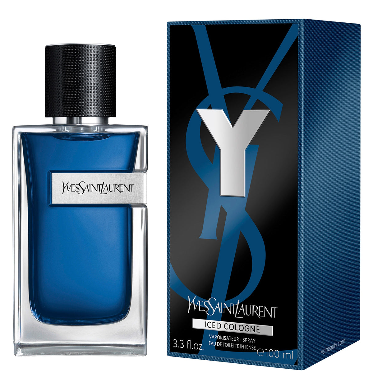 Ysl Y Iced Cologne by Yves Saint Laurent, 3.3 oz Eau De Toilette Intense Spray for Men